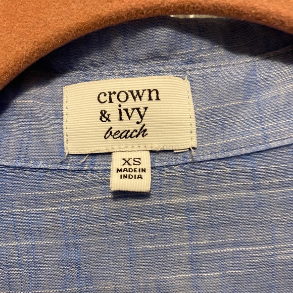 Crown and ivy denim tunic size xs - Picture 3 of 3